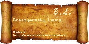 Brestyenszky Laura névjegykártya