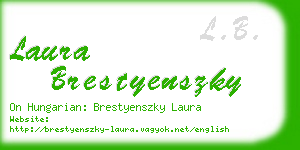 laura brestyenszky business card